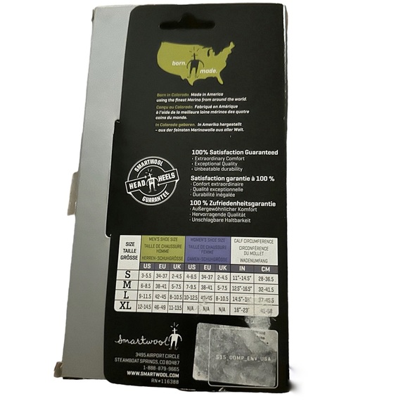 SmartWool PhD Graduated Compression Run Ultra Light Pattern Sleeve Sock - Picture 2 of 4